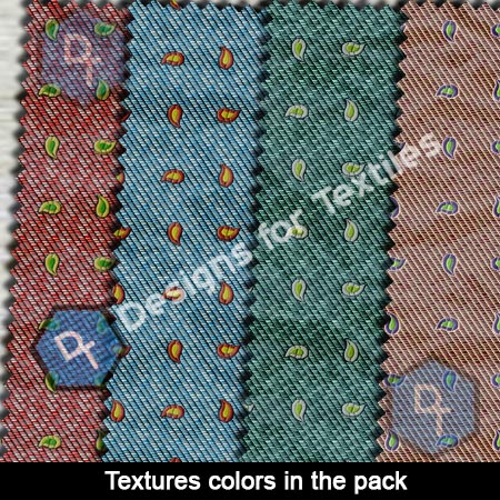 Little Diagonal Paisley Texture DT-00024-CH-TX - Colors