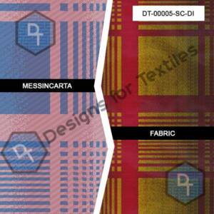 Tartan Design Jacquard satin shading DT-00005-SC-DI
