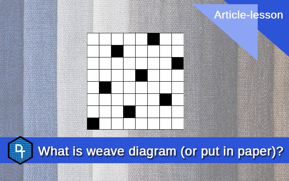 FREE Lesson 4 – What is weave diagram (or put in paper)?